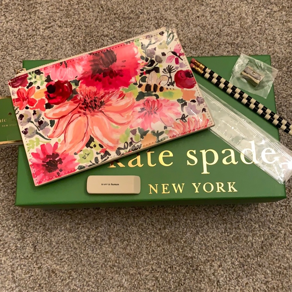 NWT kate spade pencil pouch